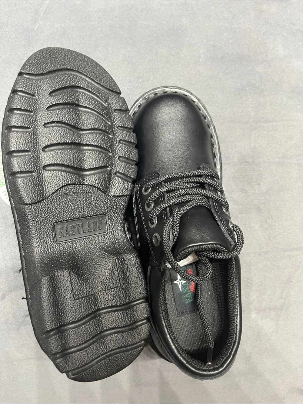 Eastland Kids Black Lace-Up Dress Shoes